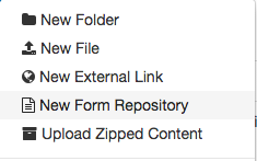 adding form repos